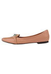 Sapatilha Mocassim Feminino, ABS, Bico Fino