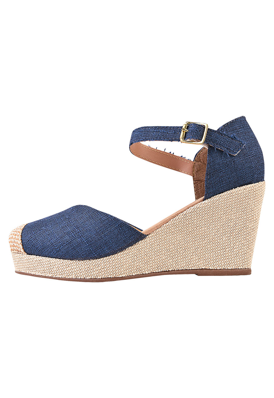 Sandália Feminina Anabela Espadrille Namoratta Moda